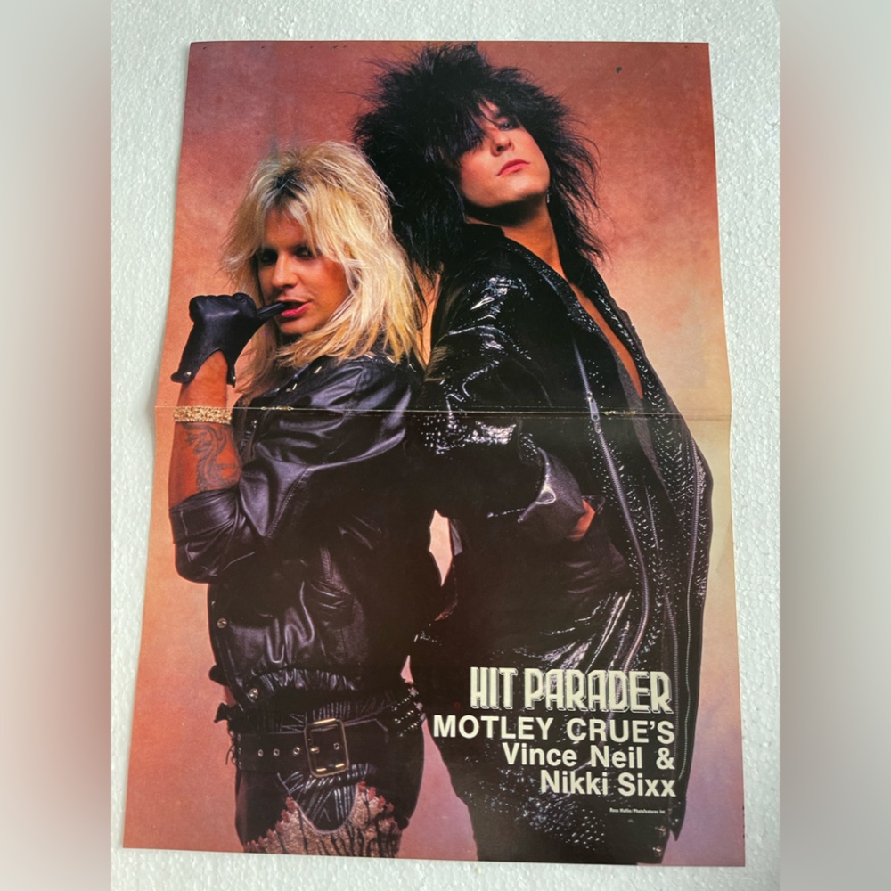 Vince Neil & Nikki Sixx pinup